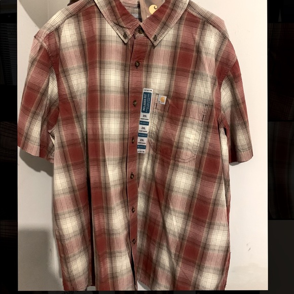 Carhartt short sleeve button up - Picture 1 of 6